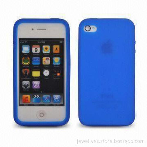 Ultra Low-profile Silicone Skin Case for Apple's iPhone 4, Soft, Washable and Tear-resistant